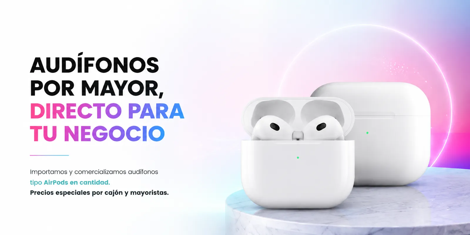 Audífonos inalámbricos tipo AirPods Garci Pods